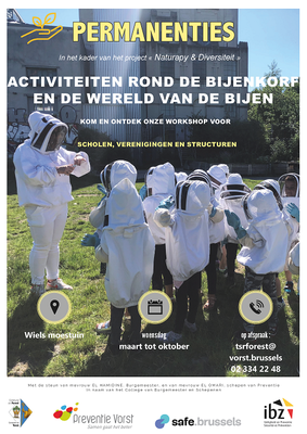 EDR affiches permanences abeilles NL